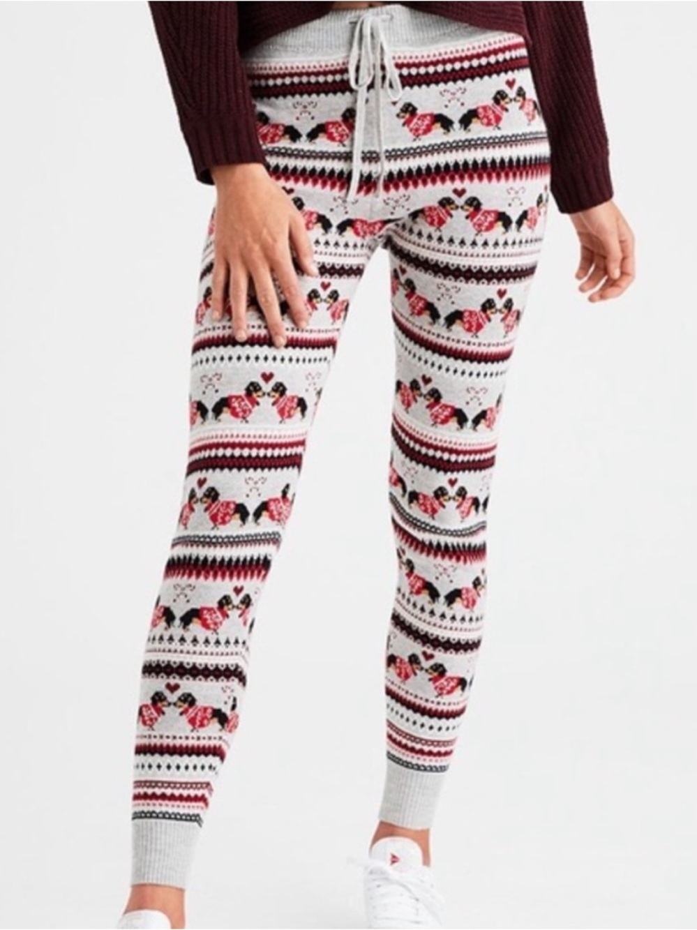 American Eagle Dog Holiday Lounge Pants